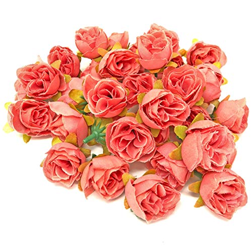 Rose Pink Rose Bud dekorativer synthetischer Blumen (Kunstseide) Mini Rose Buds 25mm-30mm rose von Wedding Touches