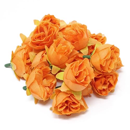Wedding Touches Dekorative künstliche Blumen (Kunstseide), Orange, 10 Stück von Wedding Touches