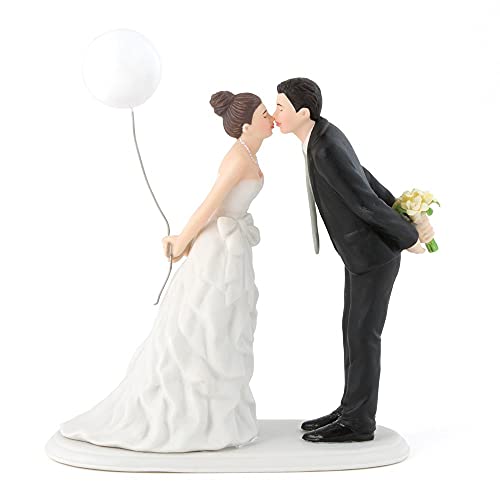 Weddingstar Tortenaufsatz aus Porzellan mit Aufschrift Leaning in for a Kiss Couple, Mehrfarbig, 20,3 x 10,2 x 17,8 cm Weddingstar Tortenaufsatz aus Porzellan mit Aufschrift Leaning in for a Kiss Couple, Mehrfarbig, 20,3 x 10,2 x 17,8 cm von Weddingstar