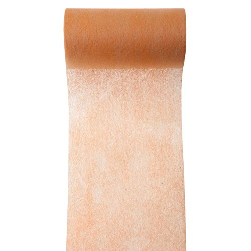 Servietten-/Tischband "Vlies", apricot, 10 m - Elegantes Tischband in Apricot aus Vlies zur Dekoration von Weddix