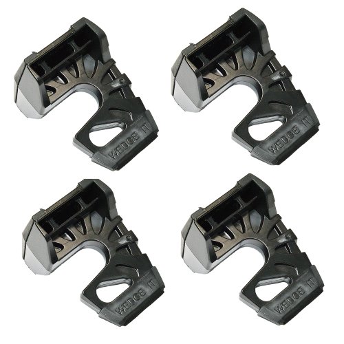 Wedge-It - Der ultimative Türstopper – Schwarz (4 in Menge). von Wedge-It