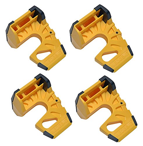 wedge-it – Der ultimative Türstopper – Gelb (4 Stück) von Wedge-It
