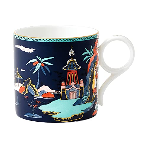 Wedgwood Wonderlust Mug Blue Pagoda, 3.3" von Wedgwood