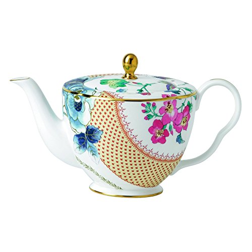 Wedgewood Teekanne mit Schmetterlingsblüte, 1 l, mehrfarbig, 1,0 l von Wedgwood