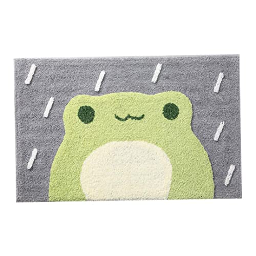 Badematte Nicht rutschfeste Waschraum Fußmatte Cartoon Frosch Muster Absorption Boden Teppich Teppich S Bad Matte Nicht Schlupf Badezimmer Fußmatte absorbierende Türmatten Bad Teppich von Wedhapy