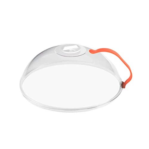 Mikrowellen Teller Abdeckung mit Griff Spritzschutz Geschirrabdeckung Lebensmittelschutz mit Entlüftung 26 x 26 x 10 cm Mikrowellen Lebensmittelabdeckung Mikrowellen Abdeckung mit Dampföffnungen von Wedhapy