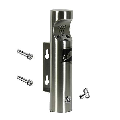 Outdoor Ashtray Wall Wall Mounted Cigarette Bin Mounted Ashtray Outdoors Stainless Steel Outside Wall Ashtray Waterproof Easy To Clean Public Ashtray For Mall Hotel Lobby Elevator11.22x2.44 Inch. von Wedhapy