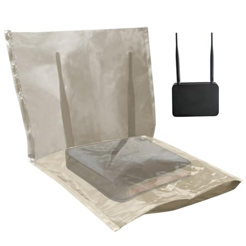 Router-Abdeckung 13 x 18 Zoll weich leicht atmungsaktiv WLAN-Box-Hider Strahlenschutz WLAN-Schutz EMF-Faraday-Käfig für Zuhause Büro Router-Abdeckung 13 x 18 Zoll weich leicht atmungsaktiv WLAN-Box-Hider Strahlenschutz WLAN-Schutz EMF-Faraday-Käfig für Zuhause Büro von Wedhapy