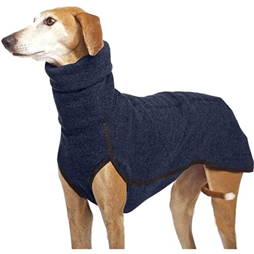 Wedhapy Hochkragen Haustierkleidung für mittelgroße Hunde Equafleece Hundeanzug Winter Warmer großer Hundemantel Hound Great Dane Pullovers Hundezubehör m von Wedhapy