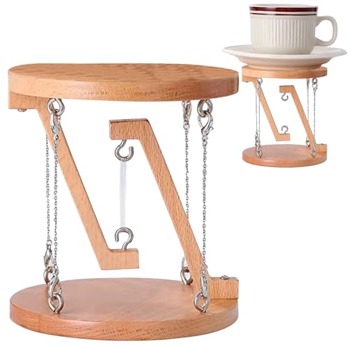 Wedhapy Tensegrity Tisch - Dekorative Skulptur - Holzfarbe - 13x12x12 cm Wedhapy Tensegrity Tisch - Dekorative Skulptur - Holzfarbe - 13x12x12 cm von Wedhapy