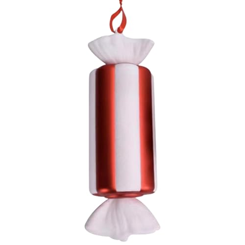 Weihnachts Zuckerstangen Dekorationen Große Weihnachts Süßigkeiten Ornamente Hängende Weihnachtskugeln Klassische Weiße Und Rote Lollipop-Weihnachtsdekorationen Für Weihnachten Urlaub Style B von Wedhapy