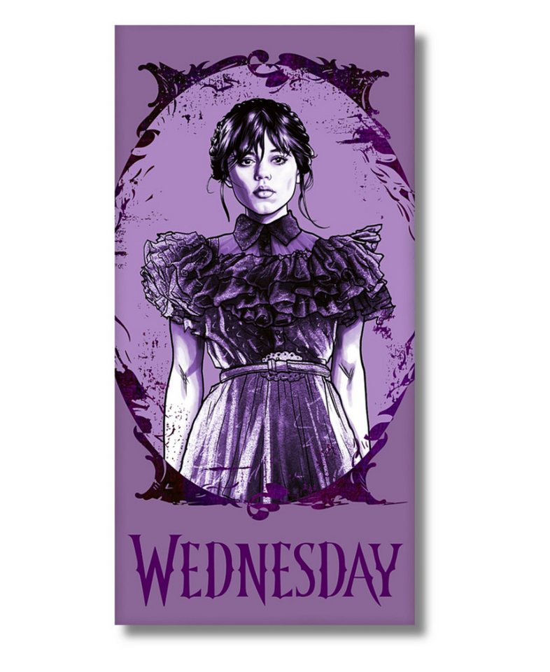Wednesday Badetuch Wednesday Addams, Baumwolle, Mädchen Strandtuch 70 x 140 cm von Wednesday