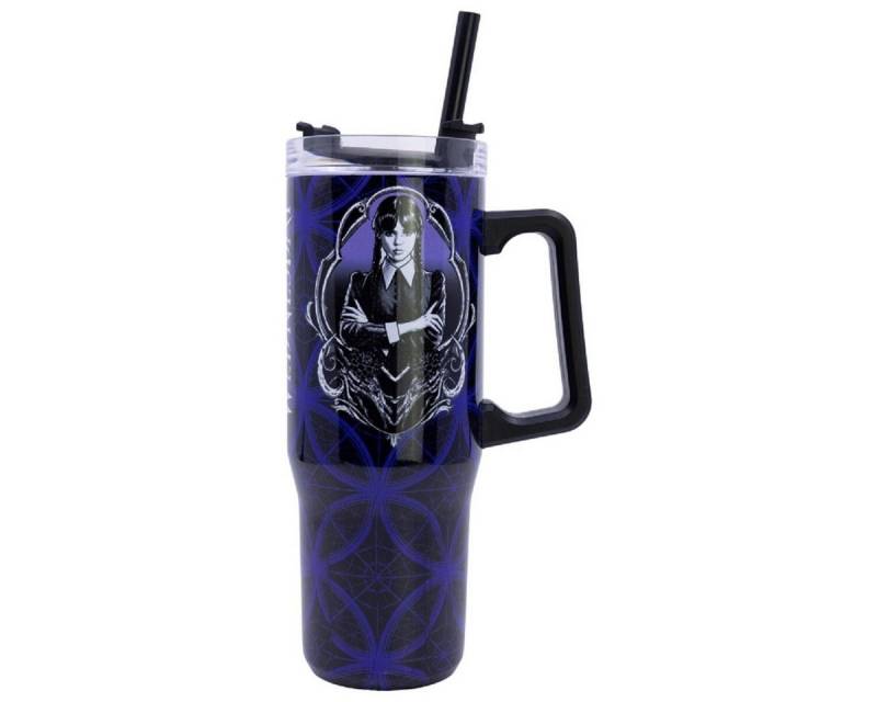 Wednesday Trinkflasche Wednesday Isolierter Trinkflasche Thermobecher 940ml, mit Strohhalm Wednesday Trinkflasche Wednesday Isolierter Trinkflasche Thermobecher 940ml, mit Strohhalm von Wednesday