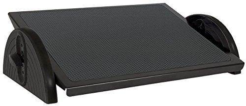 Wedo 2755001 Fußstütze Relax Steel, Stahlblech Trittplatte, höhenverstellbar in 5 Stufen, rutschfest, Gummifüße, GS geprüft, schwarz, 55 x 35 x 13 cm Wedo 2755001 Fußstütze Relax Steel, Stahlblech Trittplatte, höhenverstellbar in 5 Stufen, rutschfest, Gummifüße, GS geprüft, schwarz, 55 x 35 x 13 cm von WEDO