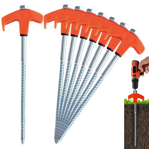 8 Packschraube in Zelteinsätze, 8 Zoll Zelt Stakes Hochleistungs -Bodenanker -Schraube in Zeltstiften Camping -Einsätze für Zelt -Baldachin -Trampolinorange 8 Packschraube in Zelteinsätze, 8 Zoll Zelt Stakes Hochleistungs -Bodenanker -Schraube in Zeltstiften Camping -Einsätze für Zelt -Baldachin -Trampolinorange von Weduspaty