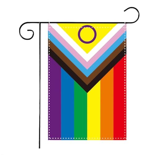 Gay Pride Flag LGBTQ Rainbow Garden Flagge Verblassende resistente Flaggen für Outdoor -Dekorationen 30x45cm Style3, Homosexuelle Flaggen von Weduspaty