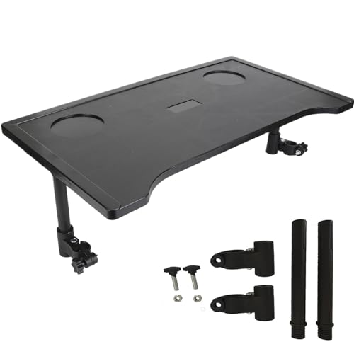 Rollstuhltablett 21x12 in stabiler sicherer Rollstuhltischschale mit Tassenhaltern abnehmbar zuverlässige gefrostete Rollstuhltisch -Tablett zum Essen von Lesen, Rollstuhlschale, Rollstuhlschale von Weduspaty