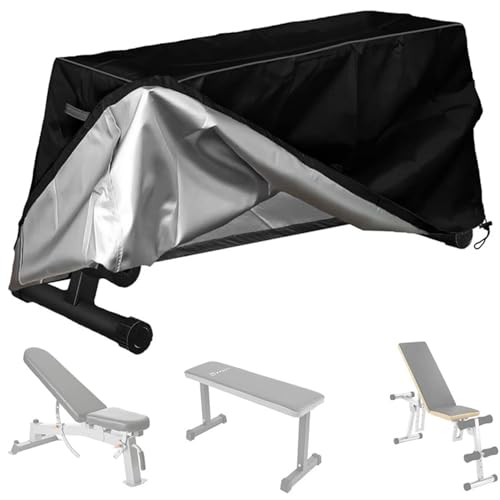 Trainingsbankabdeckung, Gewichtsbankabdeckung 60x18x21 Zoll Oxford Stoff wasserdichtes staubdes Training mit Mesh-Entlüftung und Drawtring Outdoor für Sit-up für Outdoors von Weduspaty