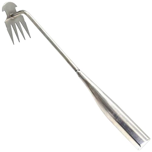 Unkraut Puller 4 Zähne Unkraut Rake 11.8 '' Langes Griff Unkrautentferner mit Zwei Zwecke Entwurzel -Unkraut -Werkzeuggarten -Werkzeug für Gartenfarm Gemüse Pflanzung & Unkrautstahl Griff, Unkraut -R Unkraut Puller 4 Zähne Unkraut Rake 11.8 '' Langes Griff Unkrautentferner mit Zwei Zwecke Entwurzel -Unkraut -Werkzeuggarten -Werkzeug für Gartenfarm Gemüse Pflanzung & Unkrautstahl Griff, Unkraut -R von Weduspaty