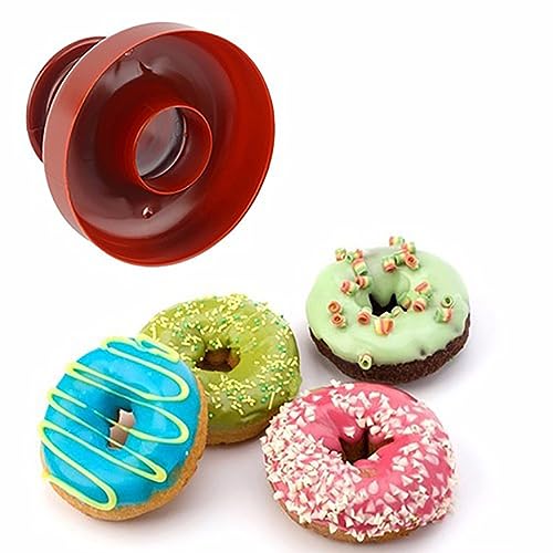 Weduspaty Donut Form, Plastik-Donut-Pfannen zum Backen von Nicht-Stick-Donuts Backpfannen wiederverwendbares Cupcake-Schimmel von Weduspaty