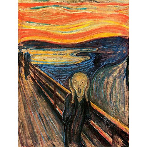 Wee Blue Coo Edvard Munch The Scream Old Master Painting Art Print Poster Wall Decor Kunstdruck Poster Wand-Dekor-12X16 Zoll von Wee Blue Coo