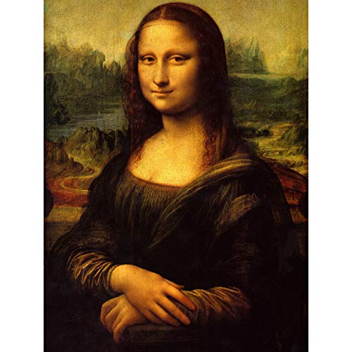 Bumblebeaver Leonardo DI Ser Piero DA Vinci Mona Lisa Old Master Art Painting Print Alter Meister Farbe Bumblebeaver Leonardo DI Ser Piero DA Vinci Mona Lisa Old Master Art Painting Print Alter Meister Farbe von Wee Blue Coo