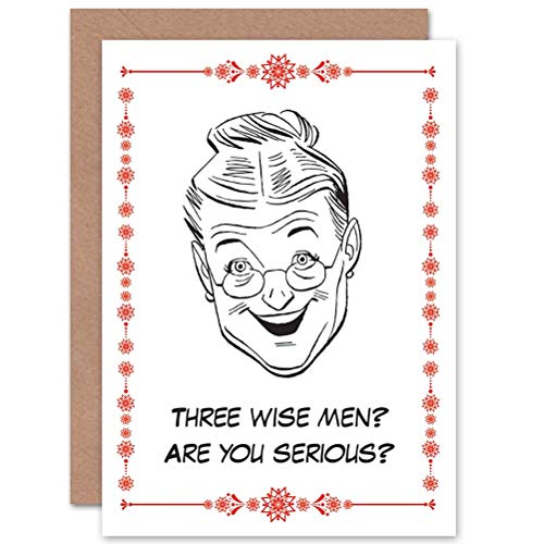 Wee Blue Coo CARD CHRISTMAS XMAS MERRY THREE WISE MEN FUN PRESENT GIFT von Wee Blue Coo