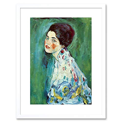 Wee Blue Coo PAINTING KLIMT PORTRAIT LADY OLD MASTER FRAMED PICTURE ART PRINT F97X8760 von Wee Blue Coo