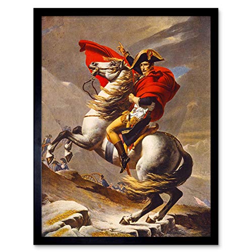 Wee Blue Coo Paintings Portrait Napoleon Bonaparte Emperor France Alps Horse Art Print Framed Poster Wall Decor Kunstdruck Poster Wand-Dekor-12X16 Zoll Wee Blue Coo Paintings Portrait Napoleon Bonaparte Emperor France Alps Horse Art Print Framed Poster Wall Decor Kunstdruck Poster Wand-Dekor-12X16 Zoll von Wee Blue Coo
