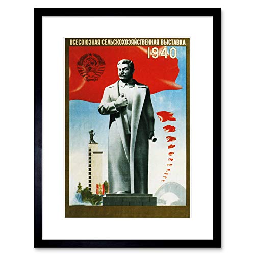 The Art Stop AGRICULTURE SOVIET UNION STALIN RED FLAG STATUE UNCLE JOE RUSSIA PRINT B12X721 The Art Stop AGRICULTURE SOVIET UNION STALIN RED FLAG STATUE UNCLE JOE RUSSIA PRINT B12X721 von Wee Blue Coo