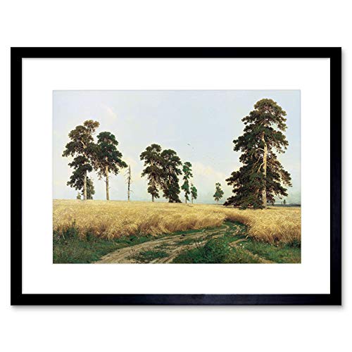 The Art Stop PAINTING LANDSCAPE SHISHKIN RYE FIELDS FRAMED PRINT F12X3724 von Wee Blue Coo