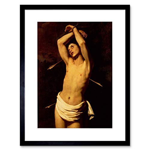 The Art Stop PAINTING PORTRAIT ALLEGORY RELIGION RENIERI ST SEBASTIAN FRAMED PRINT B12X3848 von Wee Blue Coo