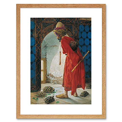 The Art Stop Painting Osman HAMDI BEY Tortoise Trainer Old Master Framed Print F12X4376 The Art Stop Painting Osman HAMDI BEY Tortoise Trainer Old Master Framed Print F12X4376 von Wee Blue Coo