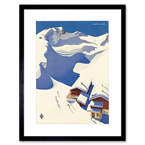 The Art Stop TRAVEL WINTER SPORT SNOW SKI CHALET ALPS AUSTRIA FRAMED PRINT PICTURE F12X1551 The Art Stop TRAVEL WINTER SPORT SNOW SKI CHALET ALPS AUSTRIA FRAMED PRINT PICTURE F12X1551 von Wee Blue Coo
