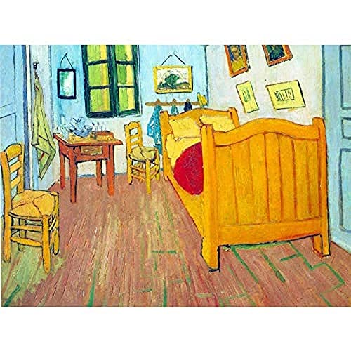 Van Gogh Bedroom in Arles Unframed Art Print Poster Wall Decor 12x16 inch Schlafzimmer Wand Deko von Wee Blue Coo