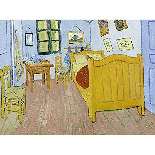 Van Gogh The Bedroom Unframed Art Print Poster Wall Decor 12x16 inch Schlafzimmer Wand Deko von Wee Blue Coo