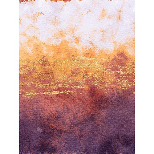 Wee Blue Coo Abstrakt Lila Gelb Gold Kunstplakat Ungerahmter Druck 30x40 cm Wee Blue Coo Abstrakt Lila Gelb Gold Kunstplakat Ungerahmter Druck 30x40 cm von Wee Blue Coo
