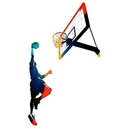 Wee Blue Coo Basketball Jump Hoop Ball Dunk Unframed Wall Art Print Poster Home Decor Premium Wand Zuhause Deko von Wee Blue Coo