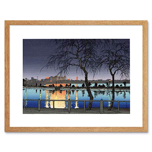 Wee Blue Coo CULTURAL LANDSCAPE JAPAN SHINOBAZU KAWASE HASUI FRAMED ART PRINT MOUNT B12X6835 von Wee Blue Coo