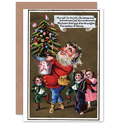Wee Blue Coo CARD CHRISTMAS XMAS MERRY HAPPY CHILDREN SANTA PRESENT GIFT von Wee Blue Coo