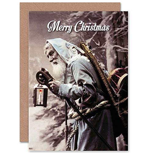 Wee Blue Coo Weihnachtskarte, Weihnachtsgeschenk, Weihnachtsmann von Wee Blue Coo