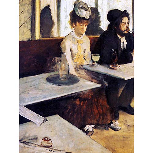 Wee Blue Coo Edgar Degas The Absinthe Drinker 1876 Old Master Painting Art Print Poster Wall Decor Kunstdruck Poster Wand-Dekor-12X16 Zoll von Wee Blue Coo