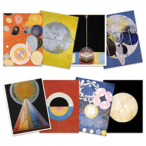 Wee Blue Coo Hilma Af Klint Modern Abstract Painting Symbols Wall Art Print Poster Home Decor Premium Pack of 8 Abstrakt Malerei Wand Zuhause Deko Wee Blue Coo Hilma Af Klint Modern Abstract Painting Symbols Wall Art Print Poster Home Decor Premium Pack of 8 Abstrakt Malerei Wand Zuhause Deko von Wee Blue Coo