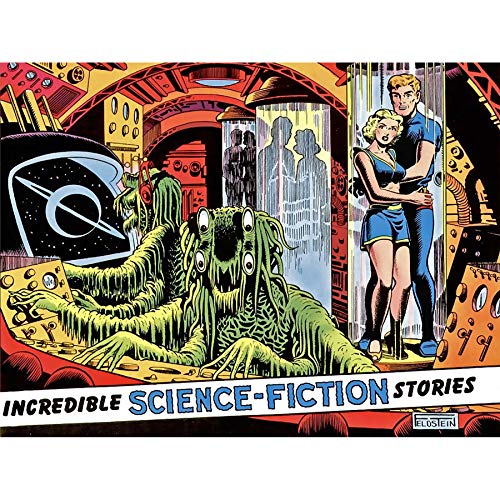 Wee Blue Coo Leinwanddruck, Motiv "Science Fiction", Motiv: Aliens / Pärchen, 1951, Grün von Wee Blue Coo