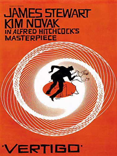 Wee Blue Coo MOVIE FILM VERTIGO 1958 USA SAUL BASS JAMES STEWART HITCHCOCKS NEW FINE ART PRINT POSTER PICTURE 30x40 CMS CC3364 von Wee Blue Coo