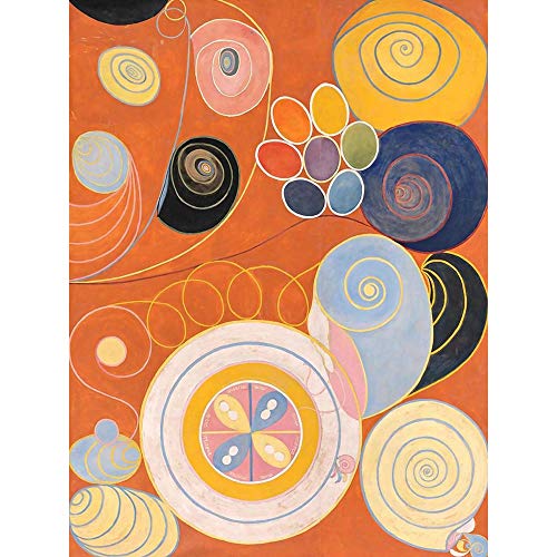 Wee Blue Coo Modern Hilma Af Klint Abstract Painting Art Print Poster Wall Decor Kunstdruck Poster Wand-Dekor-12X16 Zoll Wee Blue Coo Modern Hilma Af Klint Abstract Painting Art Print Poster Wall Decor Kunstdruck Poster Wand-Dekor-12X16 Zoll von Wee Blue Coo