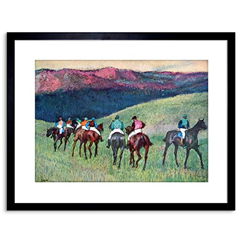 Wee Blue Coo PAINTING DEGAS HORSE RACING TRAINING FRAMED PICTURE ART PRINT F97X8397 Wee Blue Coo PAINTING DEGAS HORSE RACING TRAINING FRAMED PICTURE ART PRINT F97X8397 von Wee Blue Coo