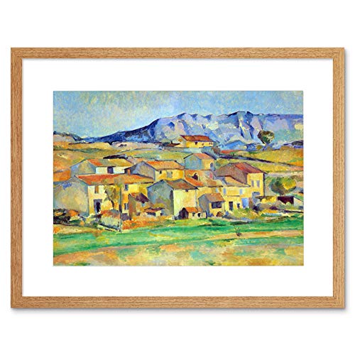 The Art Stop Painting Cezanne Montaigne Sainte Victoire Environment Framed Print F12X5171 von The Art Stop