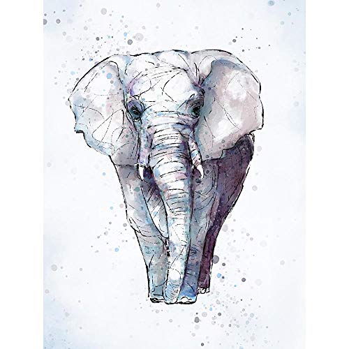 Wee Blue Coo Painting Digital Evry African Elephant Art Print Poster Wall Decor 12X16 Inch Wee Blue Coo Painting Digital Evry African Elephant Art Print Poster Wall Decor 12X16 Inch von Wee Blue Coo