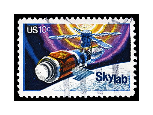 The Art Stop Postage Stamp USA 10 Cents Skylab Space Station Framed Print F12X4157 von The Art Stop
